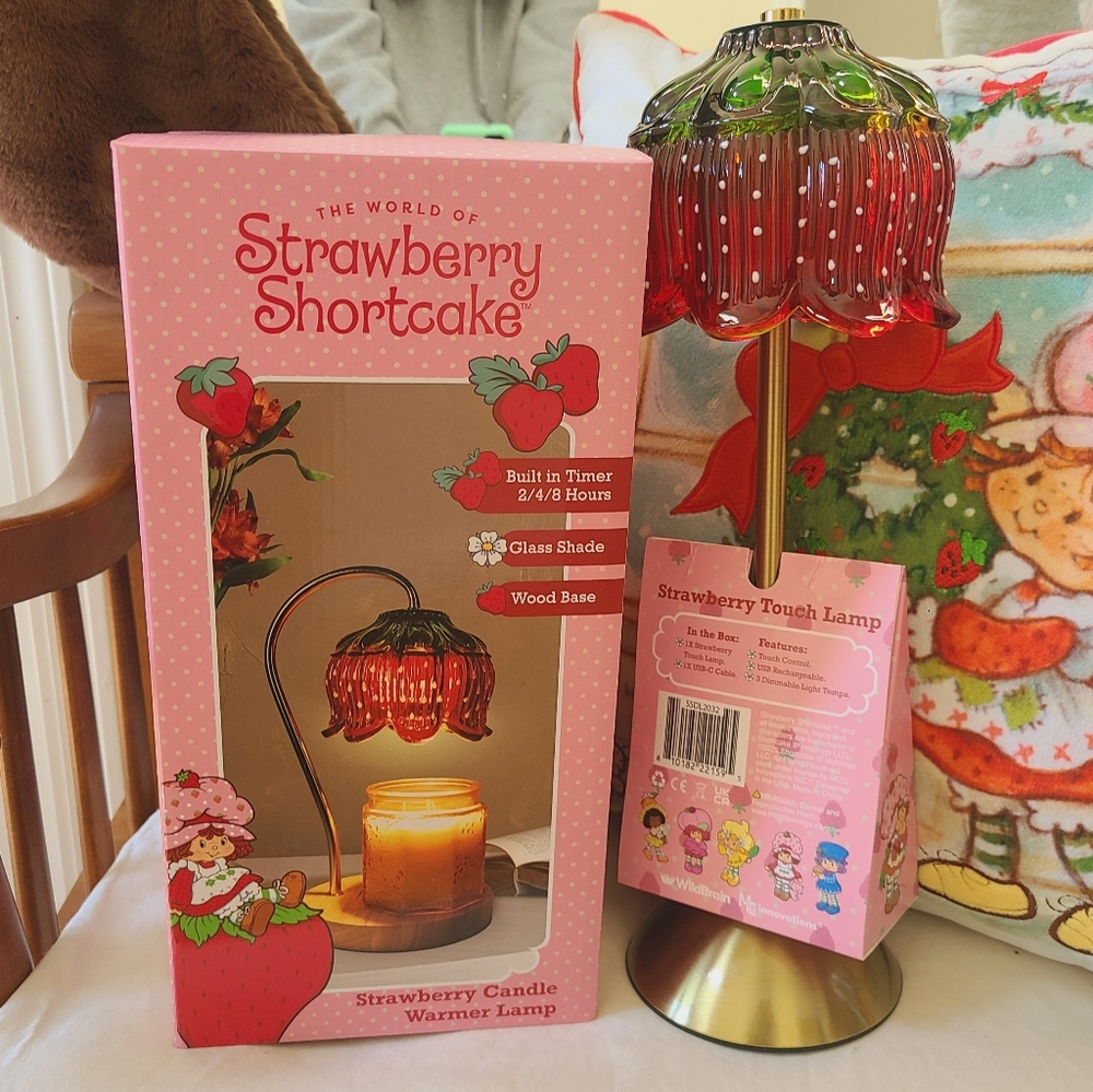 Strawberry Shortcake Candle Lamp & Touch Lamp Set 🍓